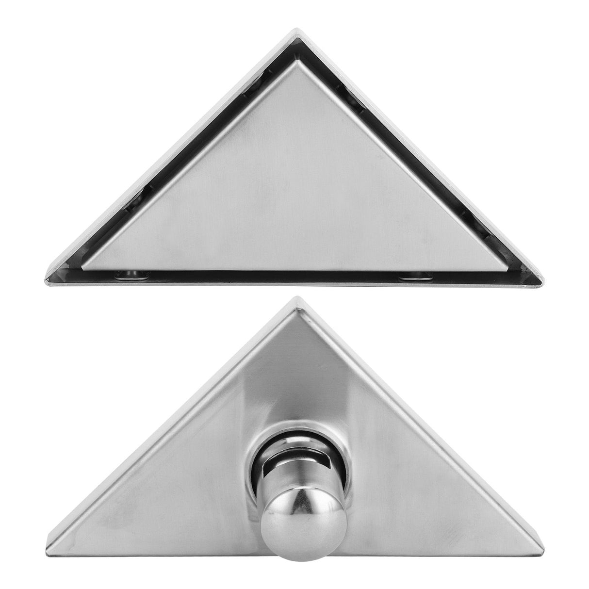 Floor Drain Set 304 Stainless Steel Triangular Corner Drain for Shower Room Bathroom
