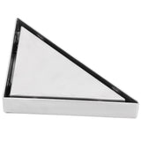 Concealed Floor Drain Triangular Corner Drain Set for Home Balcony Bathroom Shower Room - 45-Degree Angle