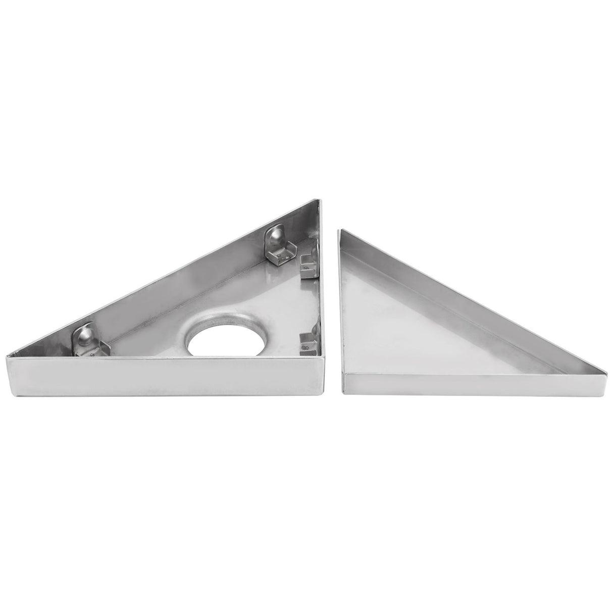 Concealed Floor Drain Triangular Corner Drain Set for Home Balcony Bathroom Shower Room
