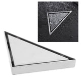 Concealed Floor Drain Triangular Corner Drain Set for Home Balcony Bathroom Shower Room