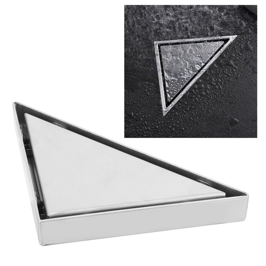 Concealed Floor Drain Triangular Corner Drain Set for Home Balcony Bathroom Shower Room