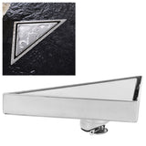 Concealed Floor Drain Triangular Corner Drain Set for Home Balcony Bathroom Shower Room