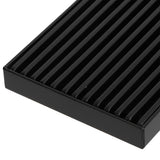 Linear Shower Floor Drain with Removable Cover 304 Stainless Steel Matte Black 30cm - Extra Image