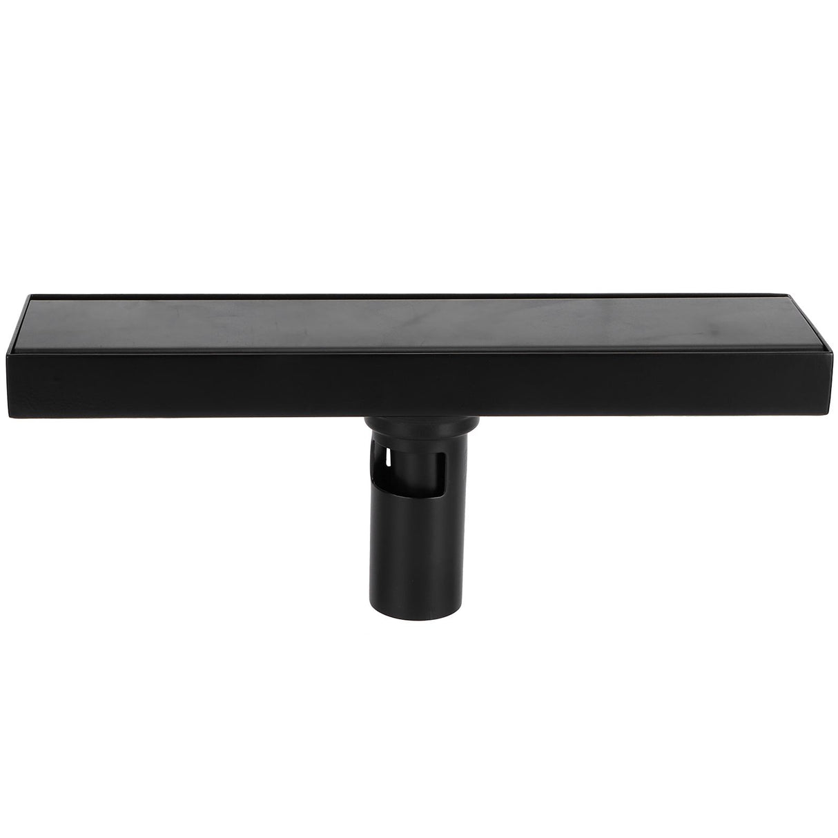 Floor Drain Set 304 Stainless Steel Linear Rectangular Shower Drain Matte Black 30cm