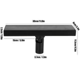 Floor Drain Set 304 Stainless Steel Linear Rectangular Shower Drain Matte Black 30cm