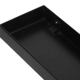 30cm Floor Drain 304 Stainless Steel Matte Black Linear Floor Concealed Drainer with Removable Cover