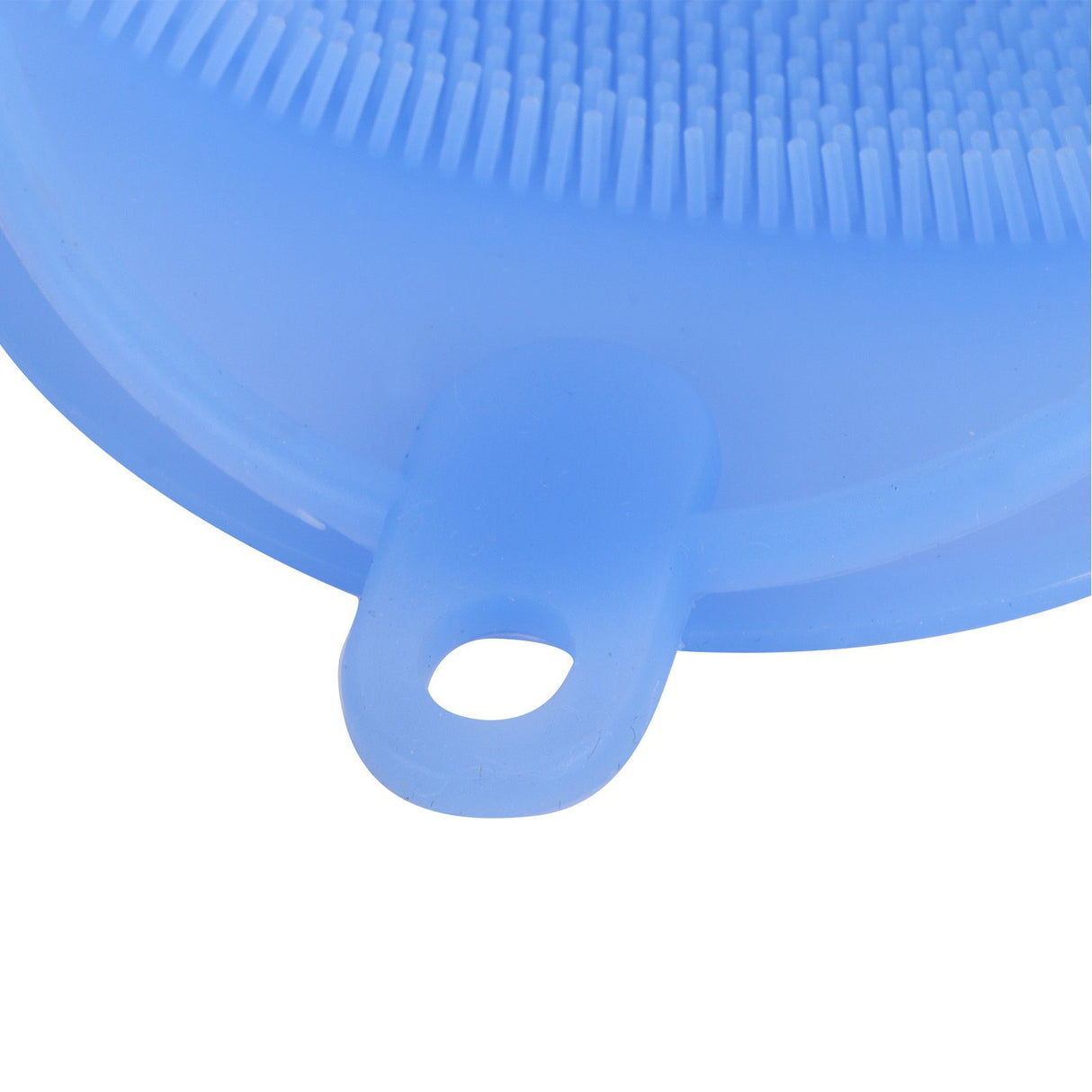 Silicone Dishwashing Brush Bath Body Face Cleansing Brush Kitchen Bathroom Cleaning ToolsBlue