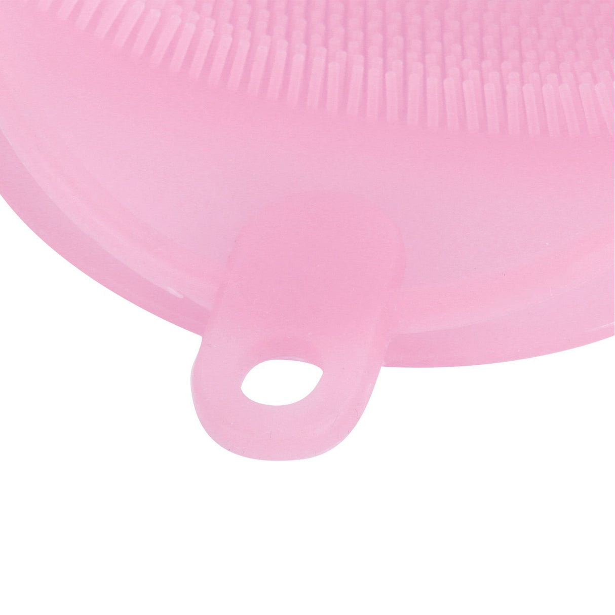 Silicone Dishwashing Brush Bath Body Face Cleansing Brush Kitchen Bathroom Cleaning ToolsPink