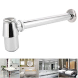 Bathroom Sink Basin Waste Pipe Copper Sink Pipe Trap Drain Kit for Kitchen Accessories