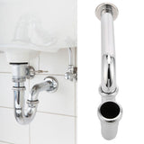 Sink Siphon Trap Waste Drain Valve Kit Washbasin Syphon Draining Pipe Plumbing Equipment