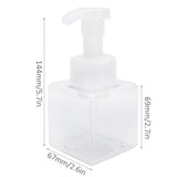 250ml Foaming Soap Dispenser Refillable Pump Bottle for Bathroom Liquid Soap Shampoo Body Wash