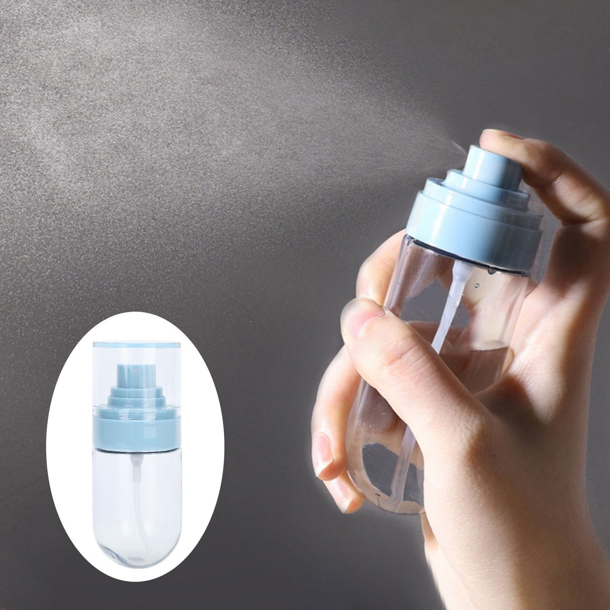 50ml Empty Travel Spray Bottle Portable Refillable Pump Cosmetic Spray Bottle Makeup Container
