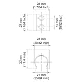 Shower Head Holder Adjustable Angle Robust Structure Pure Copper Handheld Shower Head Hanger for Shower Room - Extra Image
