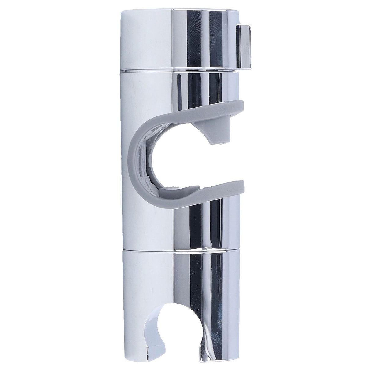 Shower Slide Rail Bar Holder 360 Degree Adjustable Straight Clamp ABS Chrome for 18‑25mm Pipe