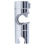 Shower Slide Rail Bar Holder 360 Degree Adjustable Straight Clamp ABS Chrome for 18‑25mm Pipe