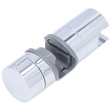 Shower Slide Rail Bar Holder 360 Degree Adjustable Straight Clamp ABS Chrome for 18‑25mm Pipe - Rear View