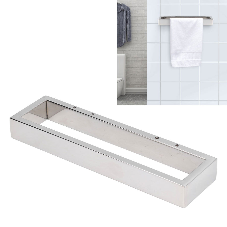 Towel Rack 304 Stainless Steel Bright Color Wall Mounted Multipurpose Rustproof Holder for Bathroom Kitchen