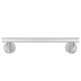 Stainless Steel Towel Rack Smoother Edges Orderly Storage Rust Proof Bathroom Towel Shelf for Wardrobe Kitchen BedroomSilver Three Piece Set - Top-Down View