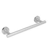 Stainless Steel Towel Rack Smoother Edges Orderly Storage Rust Proof Bathroom Towel Shelf for Wardrobe Kitchen BedroomSilver Three Piece Set - Close-Up Angle
