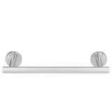Stainless Steel Towel Rack Smoother Edges Orderly Storage Rust Proof Bathroom Towel Shelf for Wardrobe Kitchen BedroomSilver Three Piece Set - Low Angle