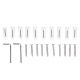 Stainless Steel Towel Rack Smoother Edges Orderly Storage Rust Proof Bathroom Towel Shelf for Wardrobe Kitchen BedroomSilver Three Piece Set - Extra Image