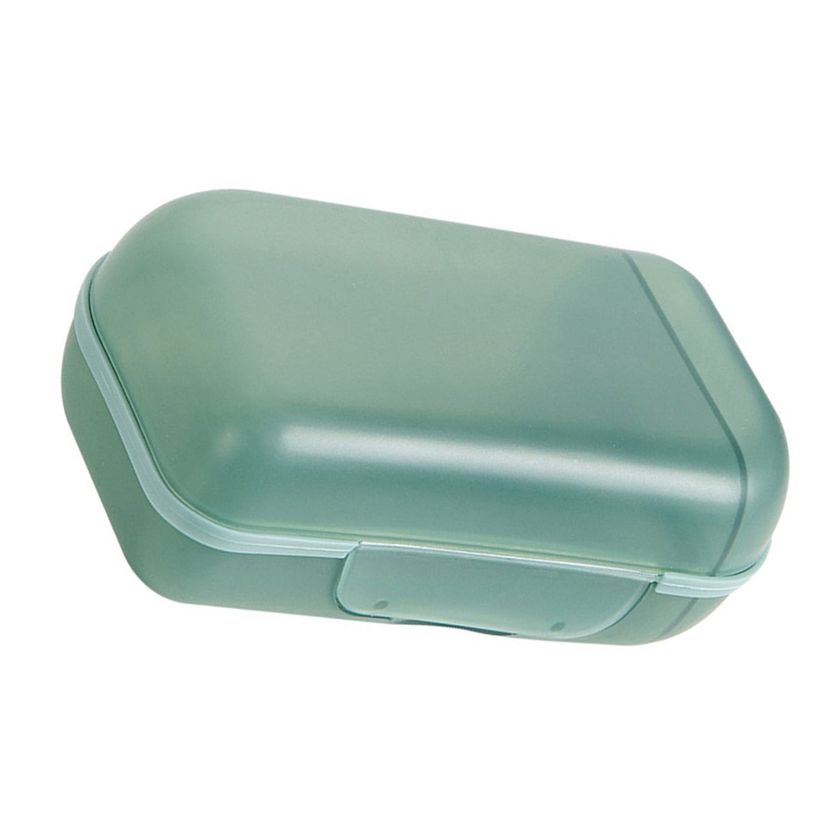 Travel Soap Holder Stylish Lightweight Multipurpose Portable Soap Dish with Lid for Travel HomeGreen