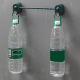 Bathroom Single Towel Rack Perforation Free Wall Mounted Towel Bar Bathroom AccessoryBlack Green Long