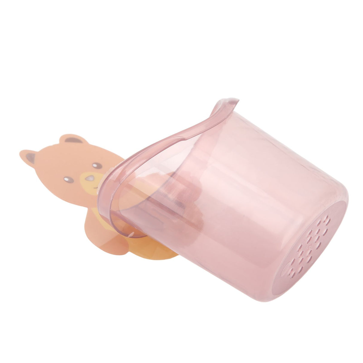 Wall Mounted Bathroom Toothbrush Holder Toothpaste Storage Box Home Storage RackPink