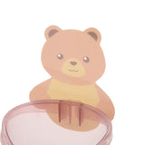Wall Mounted Bathroom Toothbrush Holder Toothpaste Storage Box Home Storage RackPink - Close-Up Angle