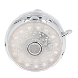 G1/2 Male Thread Shower Head Temperature Controlled 3 Color Changing Rainfall LED Fixed Shower Head for Bathroom - Front View