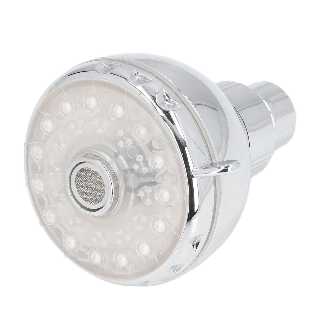 G1/2 Male Thread Shower Head Temperature Controlled 3 Color Changing Rainfall LED Fixed Shower Head for Bathroom