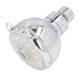 G1/2 Male Thread Shower Head Temperature Controlled 3 Color Changing Rainfall LED Fixed Shower Head for Bathroom - Top-Down View