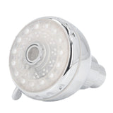 G1/2 Male Thread Shower Head Temperature Controlled 3 Color Changing Rainfall LED Fixed Shower Head for Bathroom