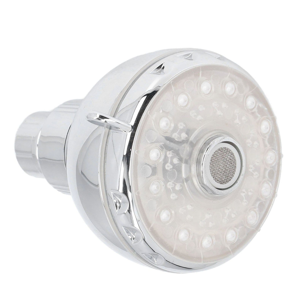 G1/2 Male Thread Shower Head Temperature Controlled 3 Color Changing Rainfall LED Fixed Shower Head for Bathroom