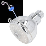 G1/2 Male Thread Shower Head Temperature Controlled 3 Color Changing Rainfall LED Fixed Shower Head for Bathroom - Extra Image