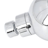 G1/2 Male Thread Shower Head Temperature Controlled 3 Color Changing Rainfall LED Fixed Shower Head for Bathroom