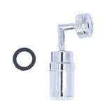Water Faucet Fashion LED Tricolor Temperature Control Faucet for Bathroom Kitchen 3/4in External Teeth