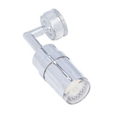Water Faucet Fashion LED Tricolor Temperature Control Faucet for Bathroom Kitchen 3/4in External Teeth