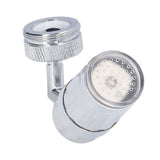 Water Faucet Fashion LED Tricolor Temperature Control Faucet for Bathroom Kitchen 3/4in External Teeth - Low Angle