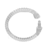 24Pcs Curtain Rings ABS Transparent O Shape Shower Curtain Hooks for Bathroom Shower Rod - Extra Image