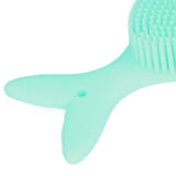 Baby Bath Brush Cartoon Whale Shape Silicone Soft Hair Baby Bath Shampoo Massage Cleaning Shower Brush Kids Bath Toys Green - Extra Image