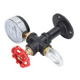 Industrial Pipe Coat Hook Rack Heavy Duty Rustic Hat Robe Towel Wall Mounted Holder Hanger Type A - Top-Down View