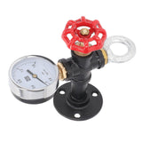 Industrial Pipe Coat Hook Rack Heavy Duty Rustic Hat Robe Towel Wall Mounted Holder Hanger Type A - Close-Up Angle