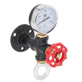 Industrial Pipe Coat Hook Rack Heavy Duty Rustic Hat Robe Towel Wall Mounted Holder Hanger Type A - Low Angle