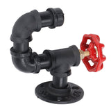 Industrial Pipe Coat Hook Rack Heavy Duty Rustic Hat Robe Towel Wall Mounted Holder Hanger Type B