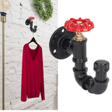 Industrial Pipe Coat Hook Rack Heavy Duty Rustic Hat Robe Towel Wall Mounted Holder Hanger Type B