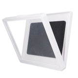 Bathroom Waterproof Anti Fog Touch Screen Mobile Phone Case Wall Mount Sealed Protective Cover Computer Tablet Storage Case Box 9802W White