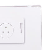 Bathroom Waterproof Anti Fog Touch Screen Mobile Phone Case Wall Mount Sealed Protective Cover Computer Tablet Storage Case Box 9802W White