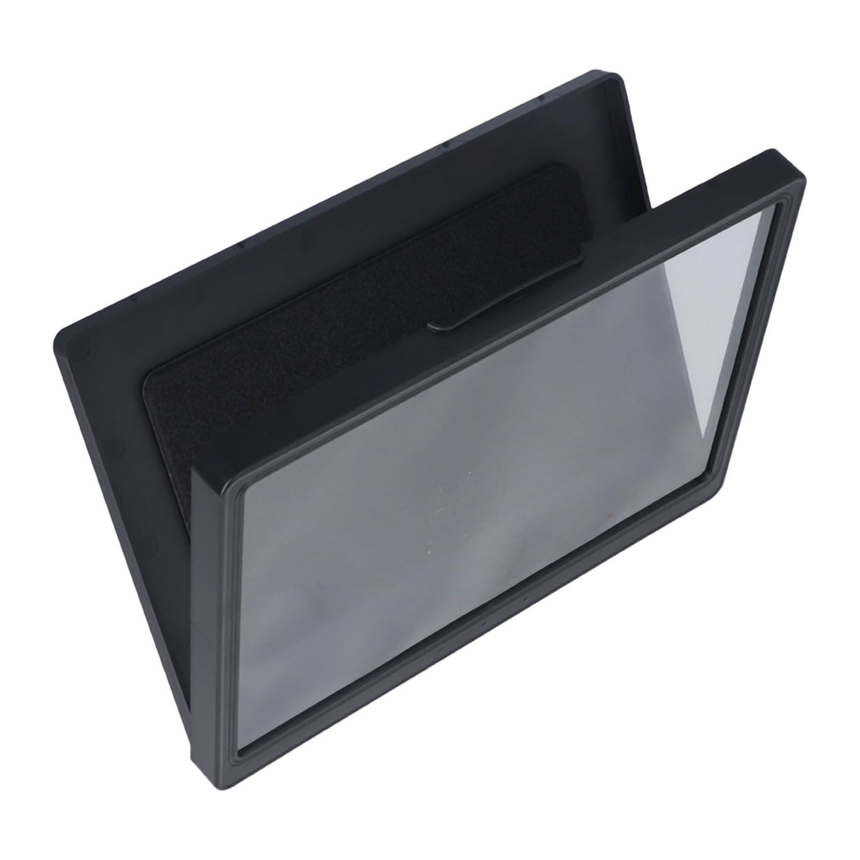 Bathroom Waterproof Anti Fog Touch Screen Mobile Phone Case Wall Mount Sealed Protective Cover Computer Tablet Storage Case Box 9802B Black
