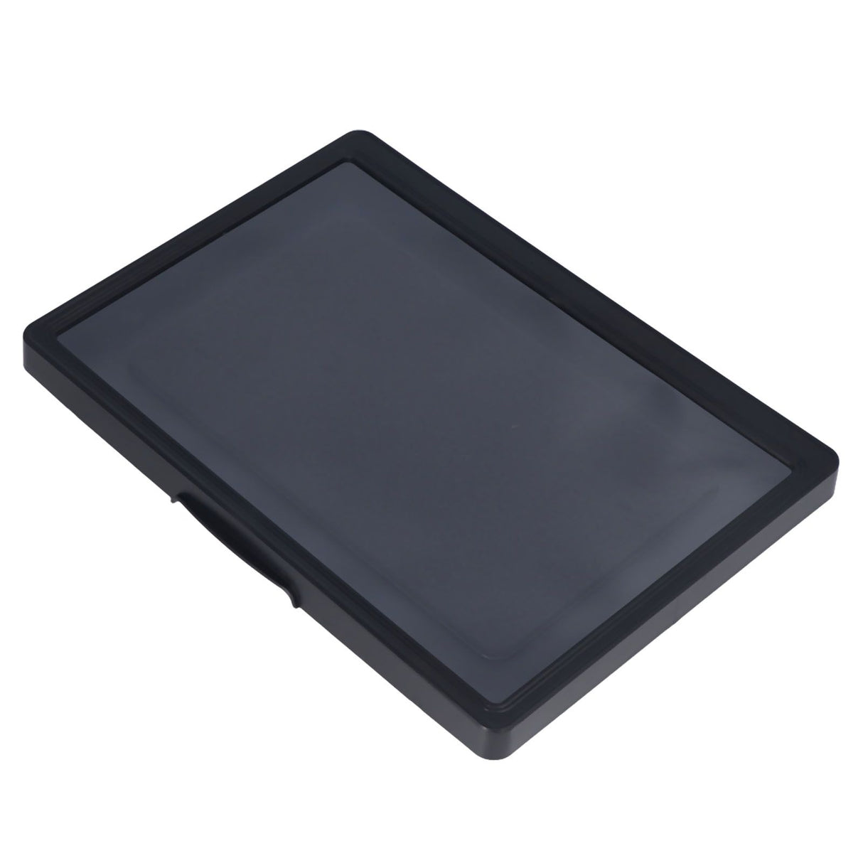 Bathroom Waterproof Anti Fog Touch Screen Mobile Phone Case Wall Mount Sealed Protective Cover Computer Tablet Storage Case Box 9802B Black